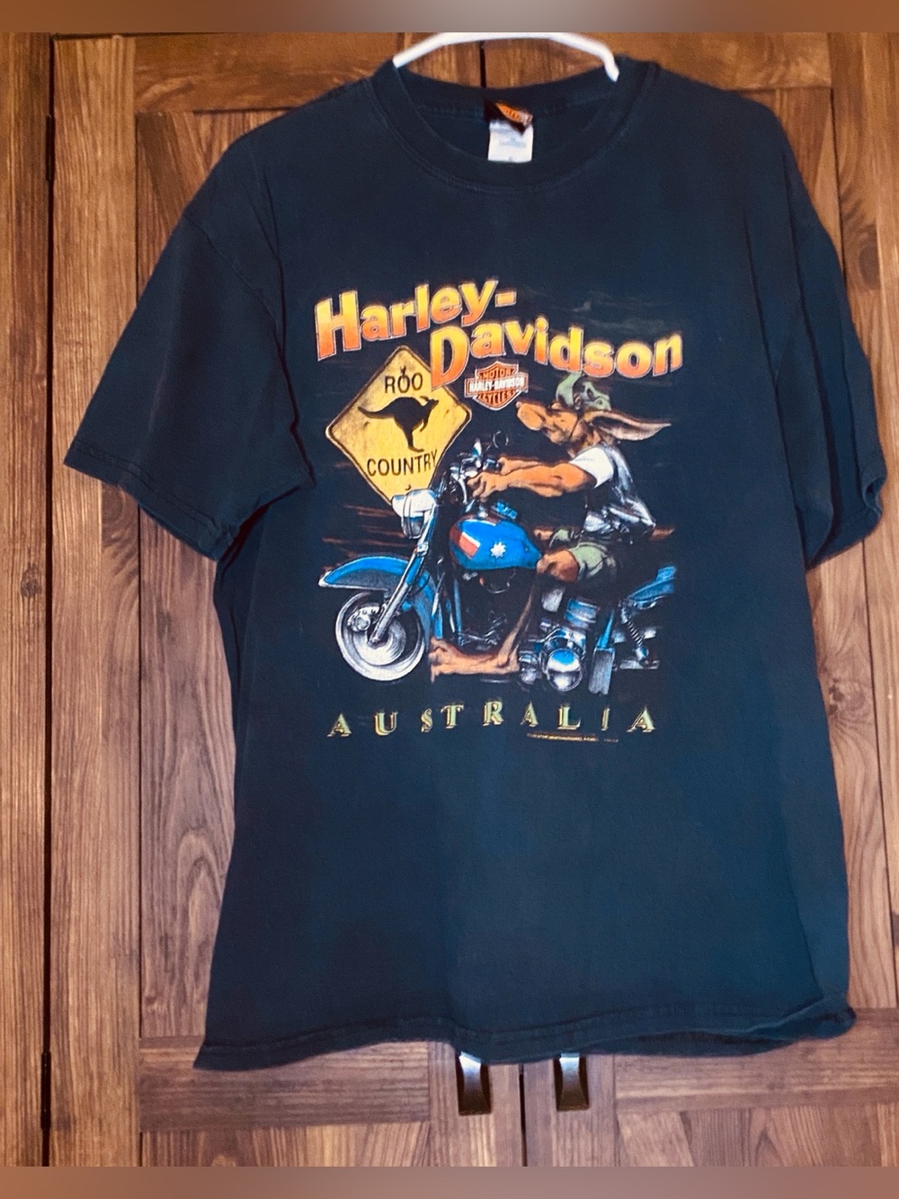 Vintage Harley-Davidson Mens  Black Graphic Tee - Australia